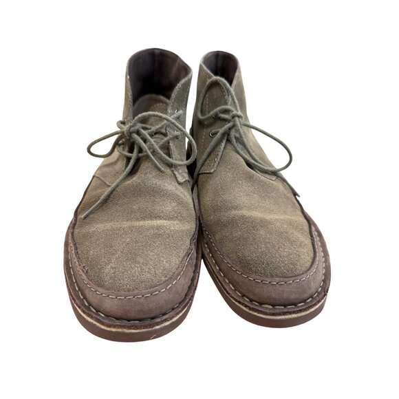 Mens Clarks Desert Suede green Chukka ankle boots 10M SKU 7716 - Picture 6 of 9